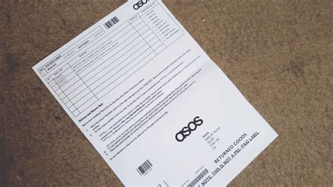 asos hermes return|asos returns return slip.